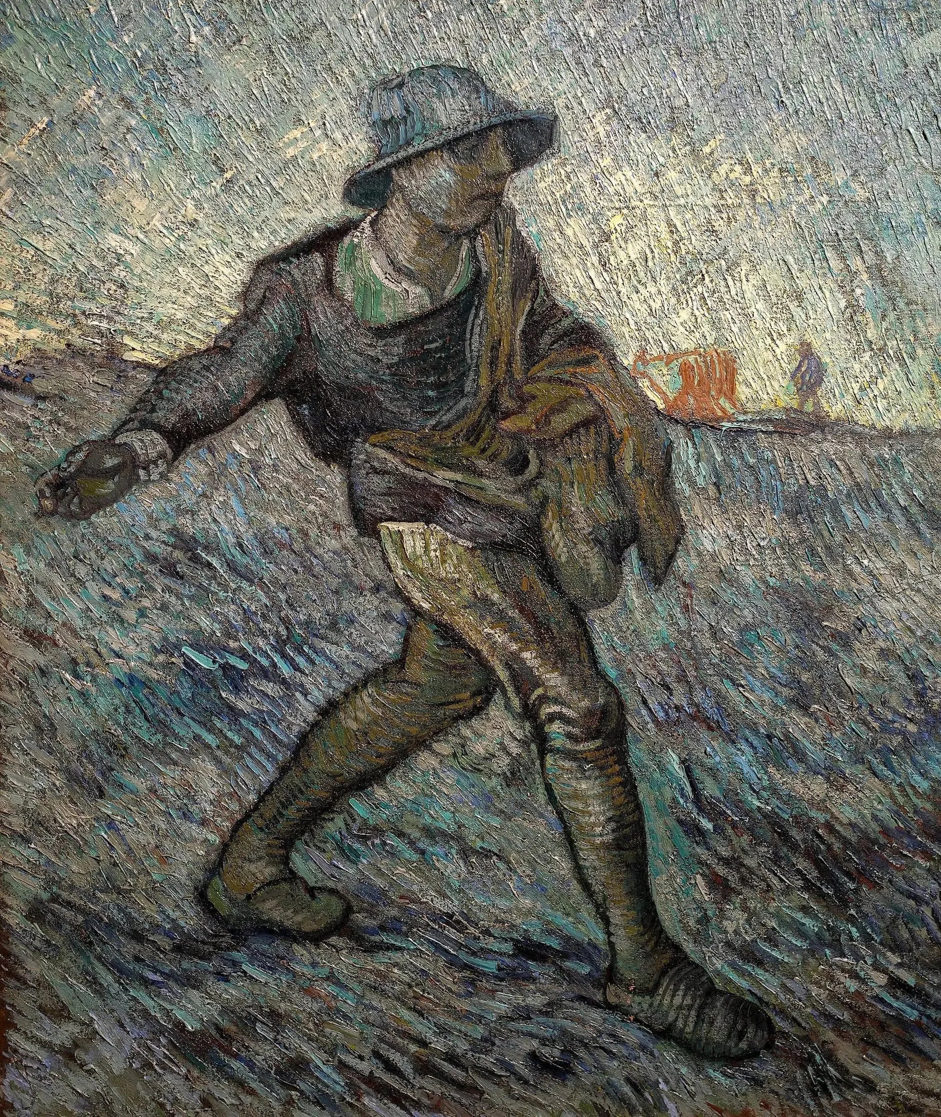 Le Semeur (d'après Millet) - Vincent van Gogh image 1 reproduction artisanale de tableau