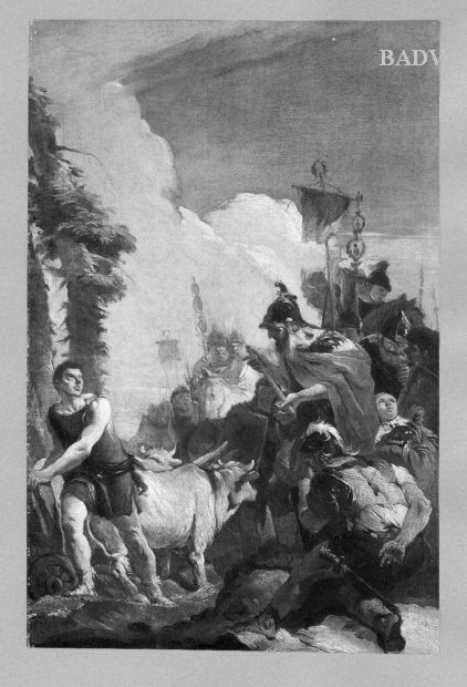 วุฒิสภาเรียกตัว Cincinnatus - Giovanni Battista Tiepolo