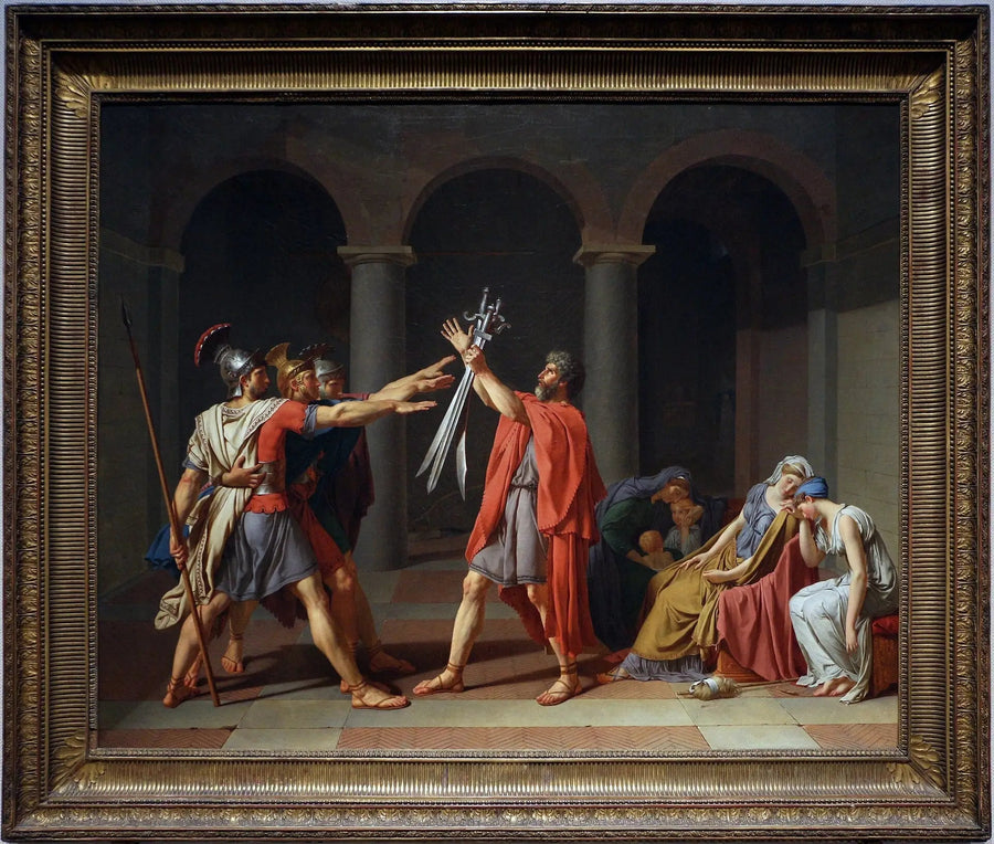 Le Serment des Horaces - Jacques-Louis David image 2 reproduction réalisée par Alpha Reproduction