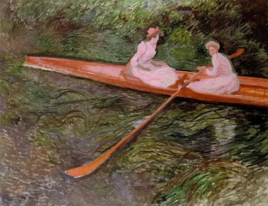 เรือสกีฟสีชมพู - Claude Monet