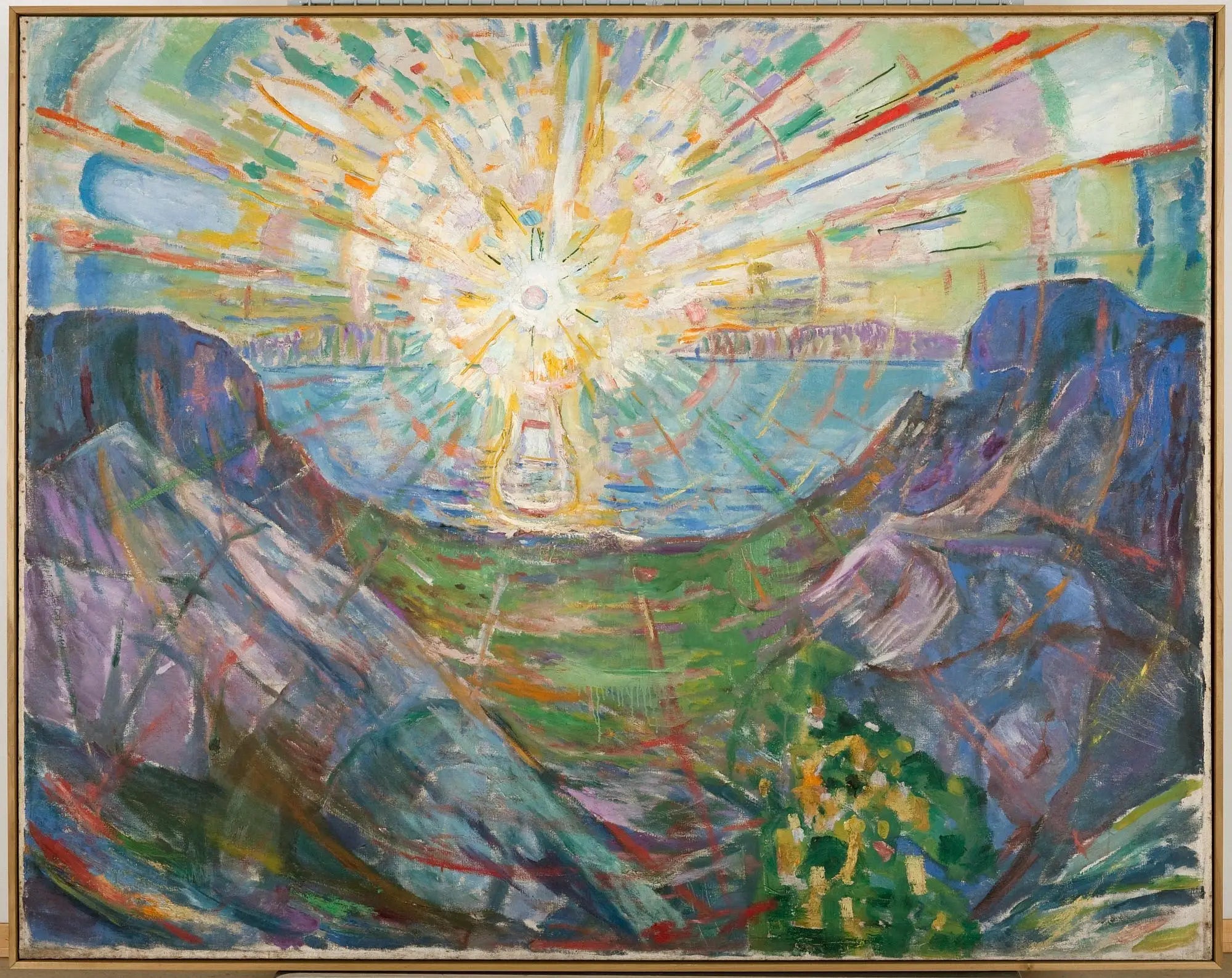 Le Soleil - Edvard Munch image 1 copie peinte à la main à l’huile
