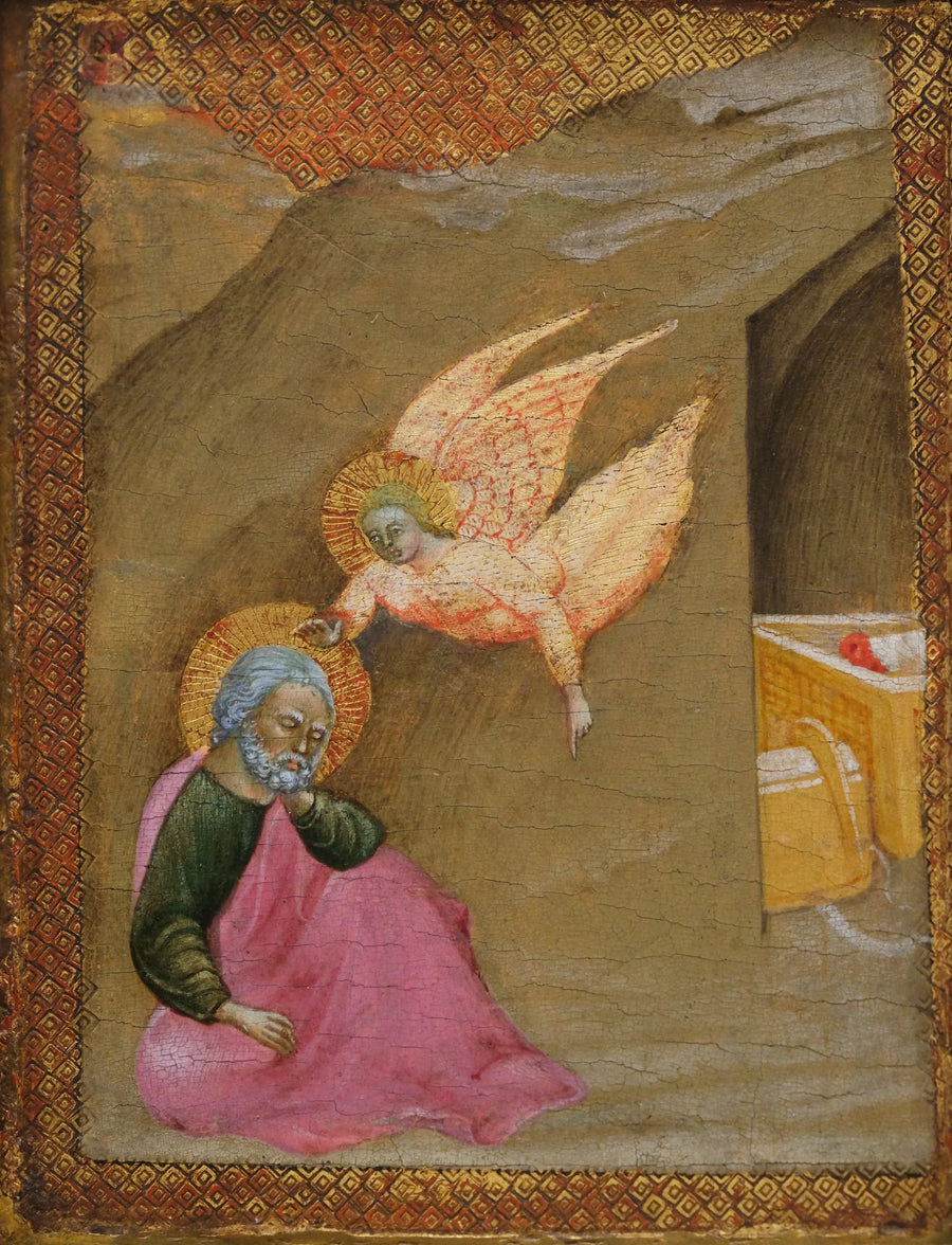 Le Songe de saint Joseph - Master of the Osservanza image 1 reproduction réalisée par Alpha Reproduction
