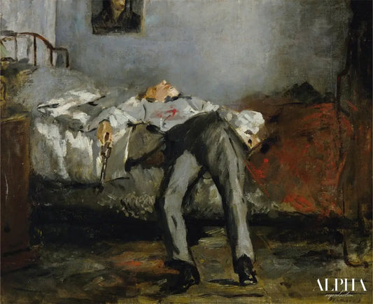 Le Suicidé - Edouard Manet - Reproductions de tableaux et peintures haut de gamme