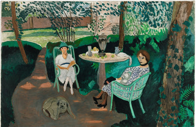 Reproduction du tableau « Le Thé dans le jardin - Henri Matisse » par Alpha Reproduction en peinture à l’huile