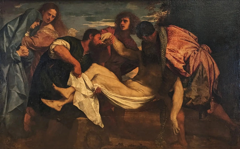 การขนส่งของพระคริสต์ไปยังหลุมฝังศพ - Titian