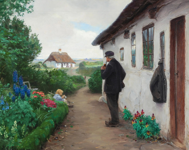 คนงานถนน Chr. Larsen จาก Jyllinge - H. A. Brendekilde