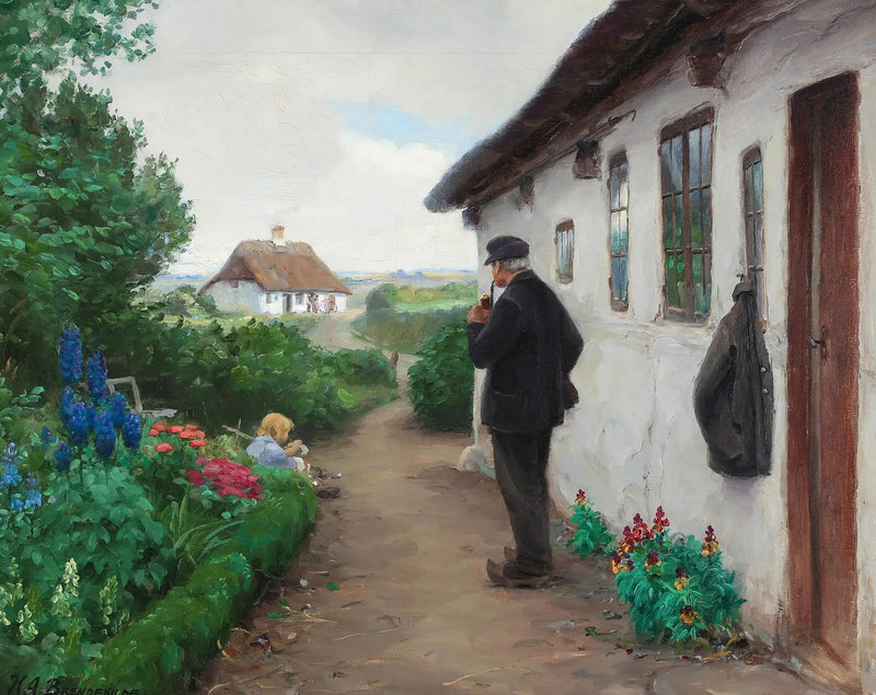 คนงานถนน Chr. Larsen จาก Jyllinge - H. A. Brendekilde