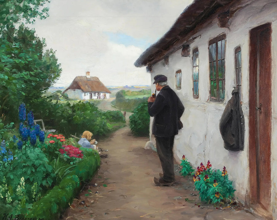 คนงานถนน Chr. Larsen จาก Jyllinge - H. A. Brendekilde
