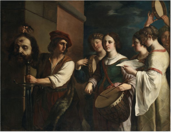 ชัยชนะของดาวิด - Guercino