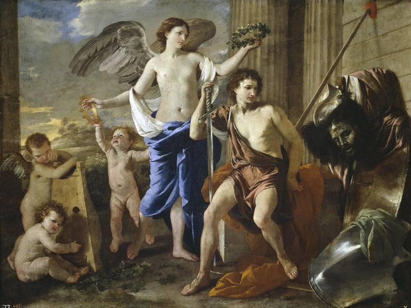 ชัยชนะของดาวิด - Nicolas Poussin