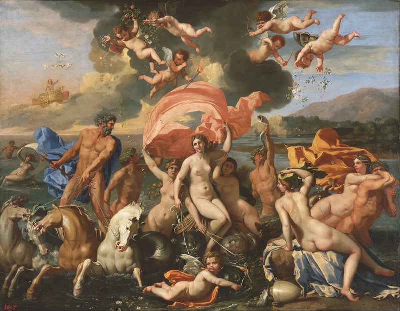 ชัยชนะของเนปจูน - Nicolas Poussin