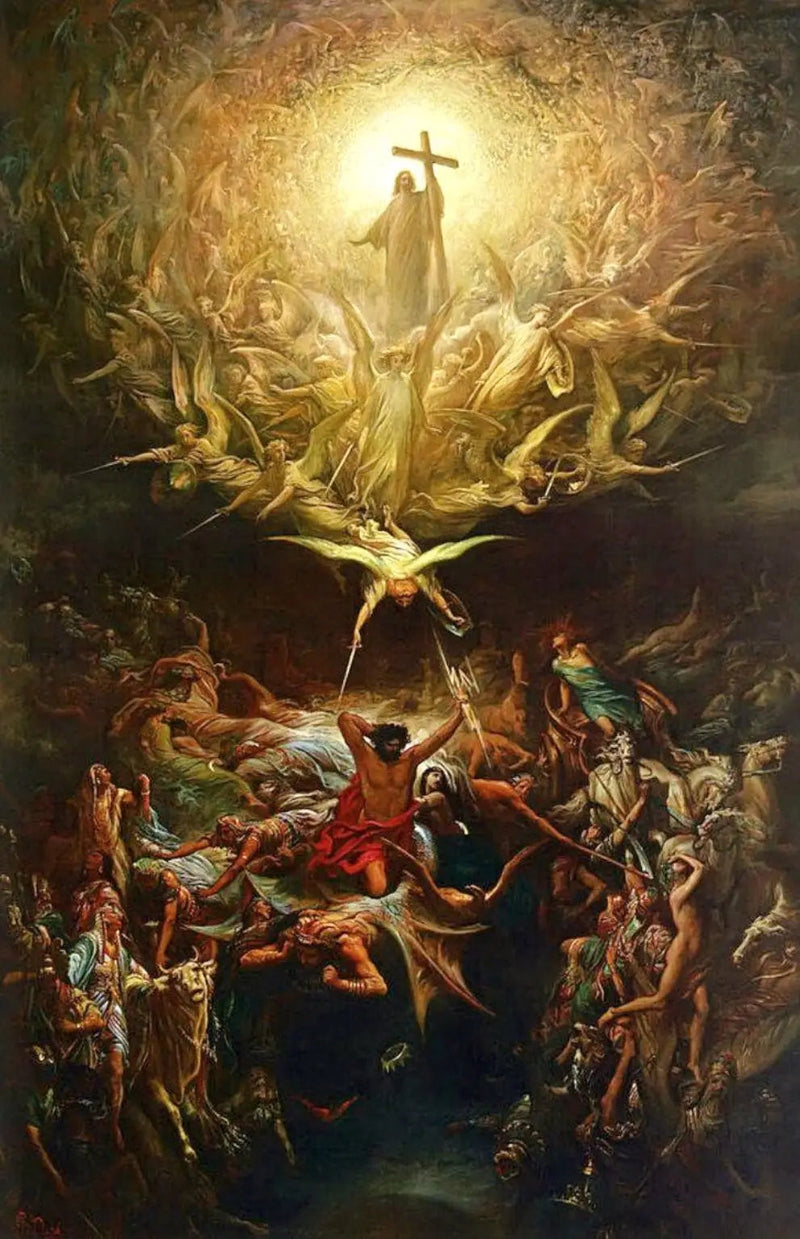 ชัยชนะของคริสต์ศาสนาต่อศาสนาแบบดั้งเดิม - Gustave Doré