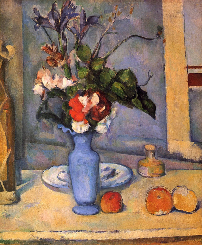 แจกันสีน้ำเงิน - Paul Cézanne