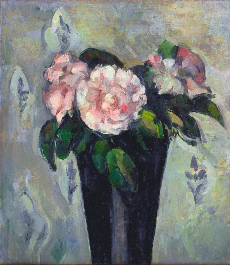 แจกันสีน้ำเงินเข้ม - Paul Cézanne