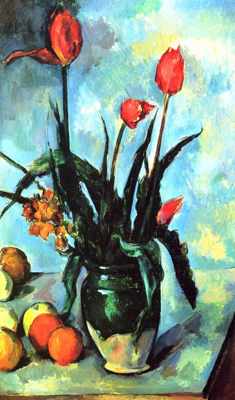 แจกันดอกทิวลิป - Paul Cézanne