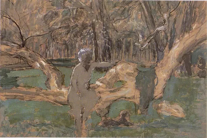 Le Vieil arbre - Édouard Vuillard image 1 tableau peint à l’huile sur toile
