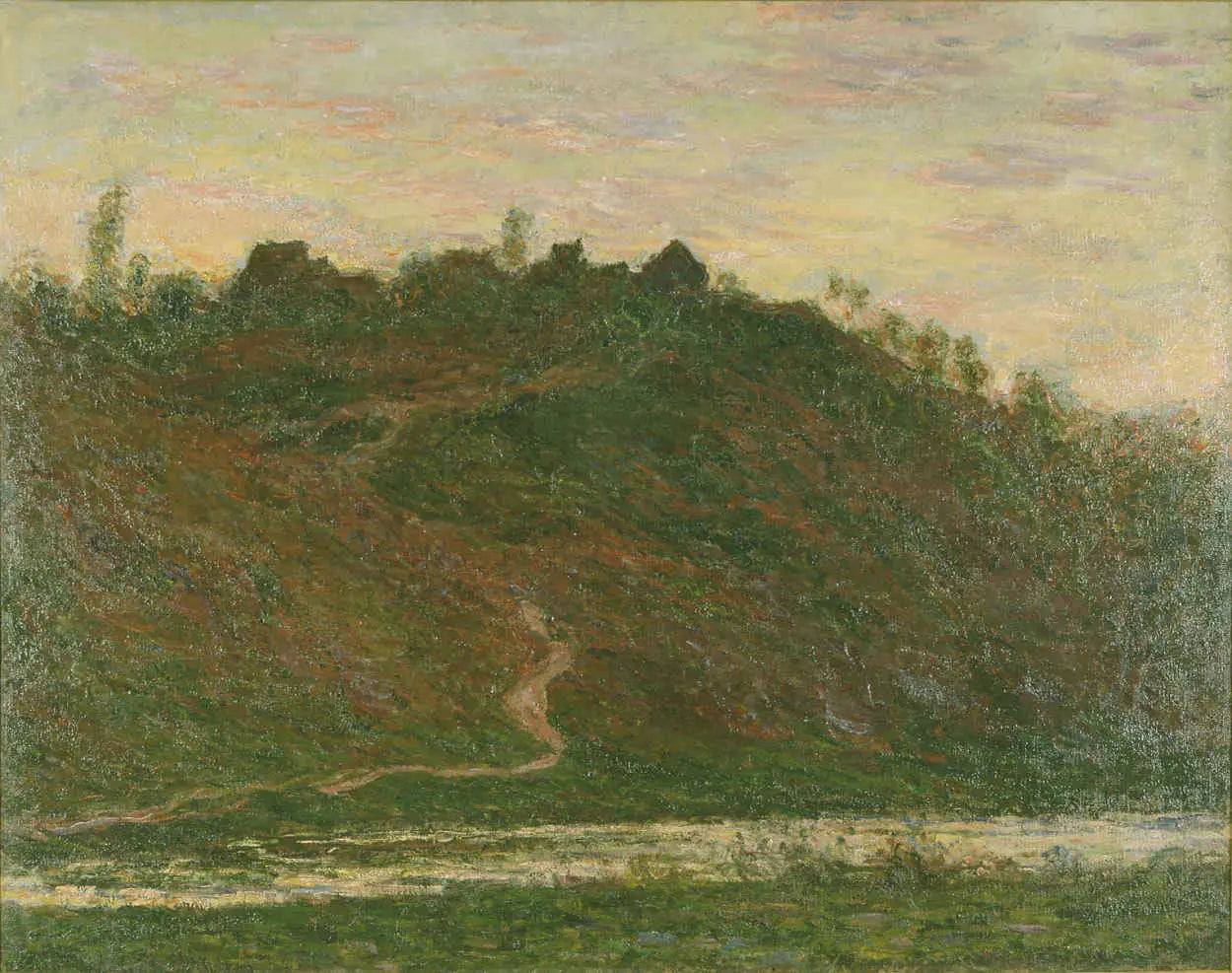 Le village de la Roche-Blond, Effet du soir - Claude Monet image 1 reproduction de peinture à l’huile