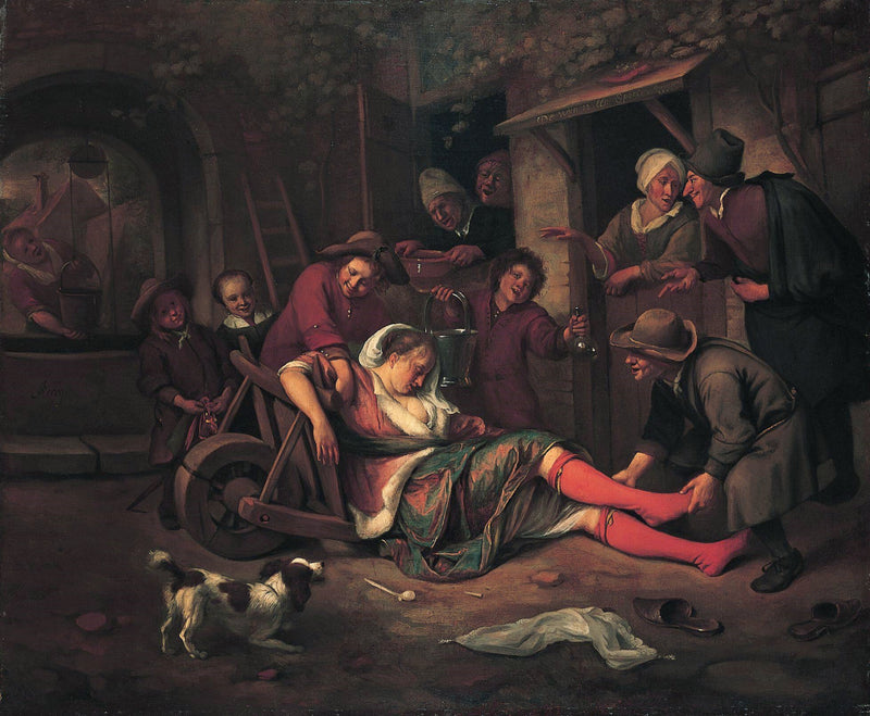 Le vin est moqueur - Jan Steen