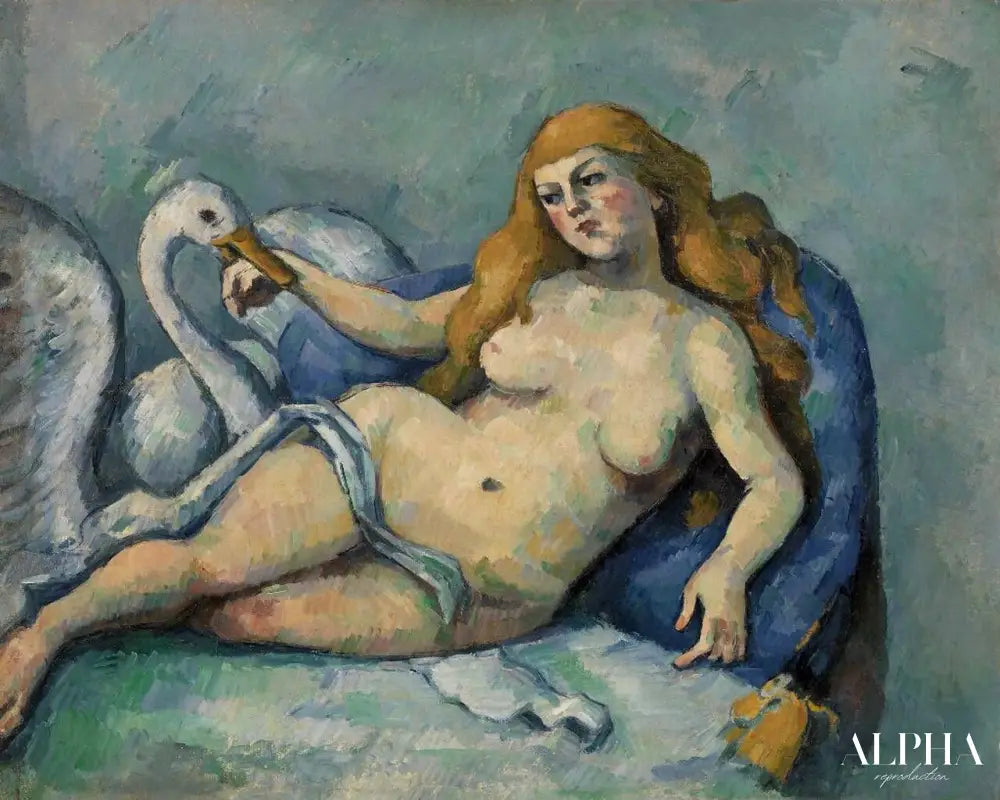 Léda au cygne - Paul Cézanne - Reproductions de tableaux et peintures haut de gamme