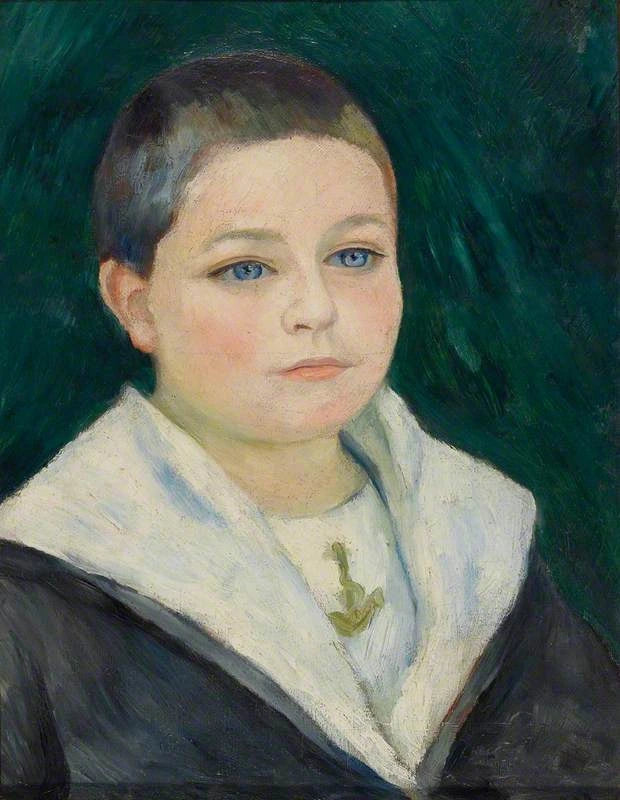 Léon Goujon ในชุดกะลาสี - Pierre-Auguste Renoir