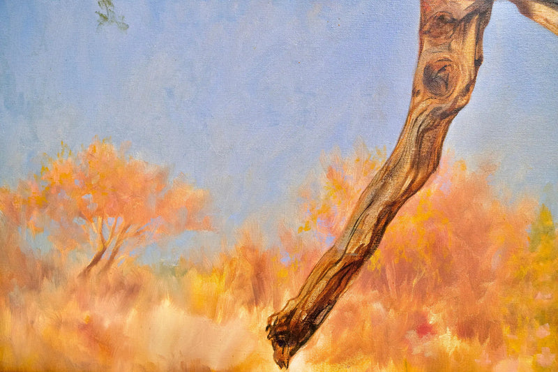 เสือดาวในต้นไม้ | 150x100ซม.