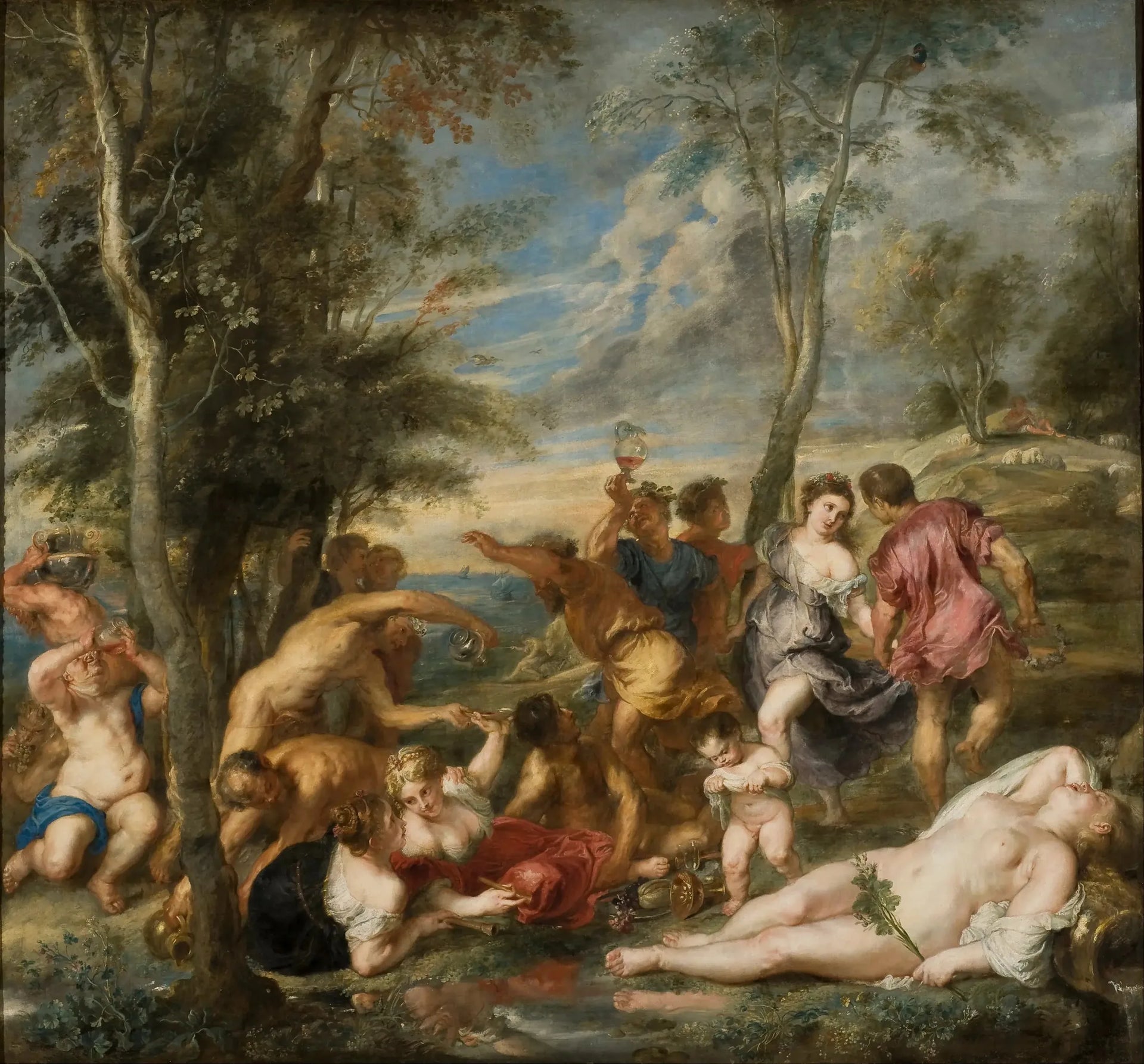Les Andriens - Peter Paul Rubens image 1 reproduction artisanale de tableau