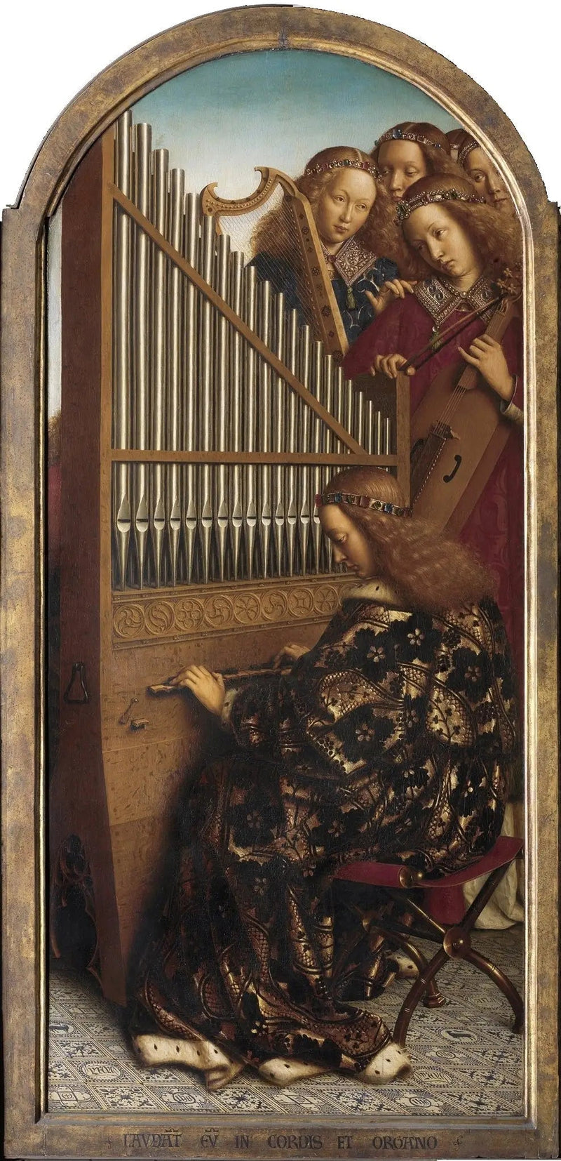 เทพเจ้าเทวดาดนตรี - Jan van Eyck