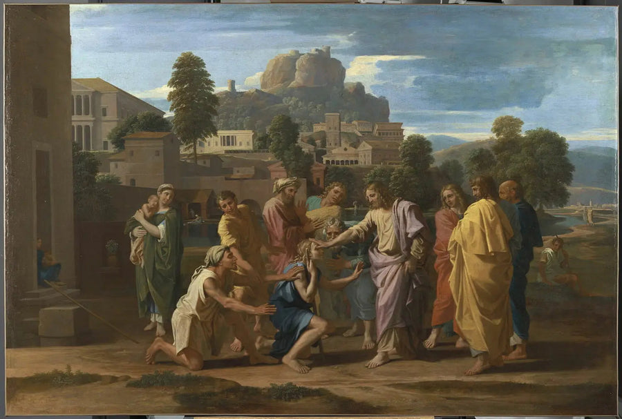คนตาบอดแห่งเยริโค - Nicolas Poussin
