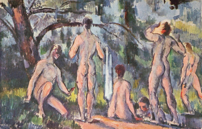 นักอาบน้ำ - Paul Cézanne