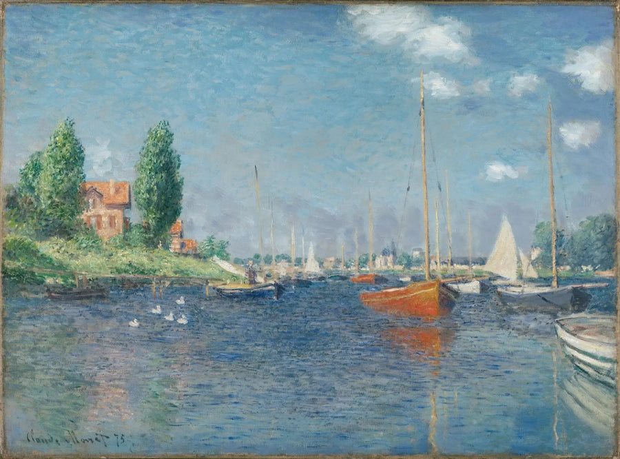 เรือสีแดง, Argenteuil - Claude Monet