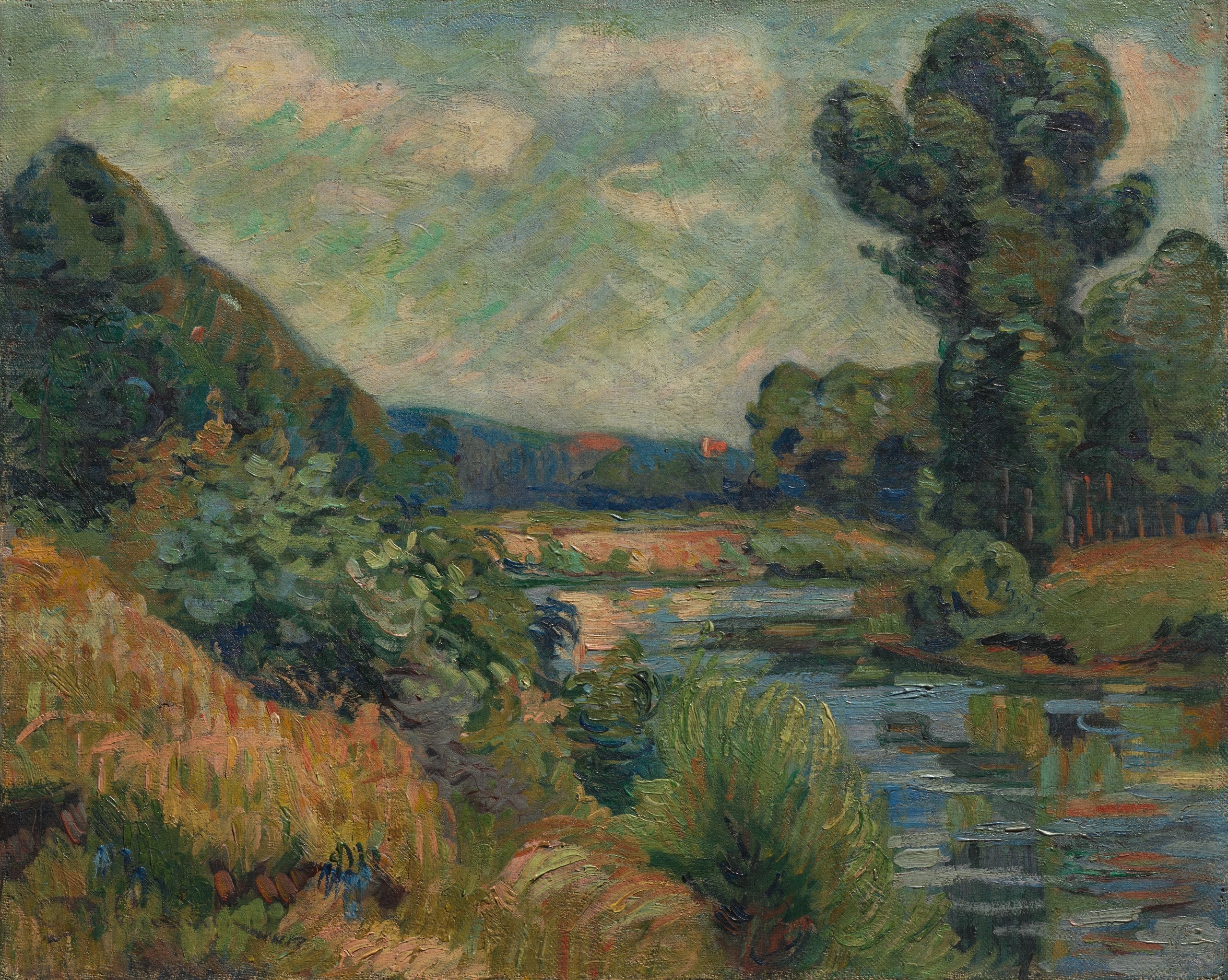 Les bords de la Marne à Charenton - Armand Guillaumin - Alpha Reproduction