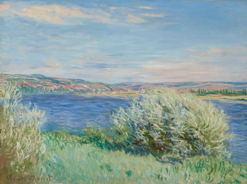 ริมฝั่งแม่น้ำแซนใกล้ Vétheuil - Claude Monet