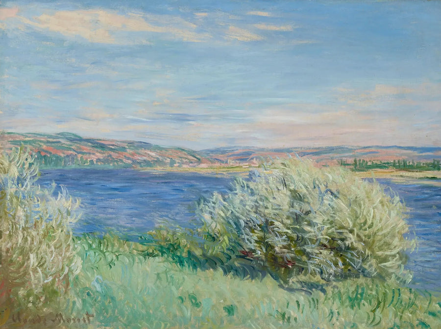ริมฝั่งแม่น้ำแซนใกล้ Vétheuil - Claude Monet