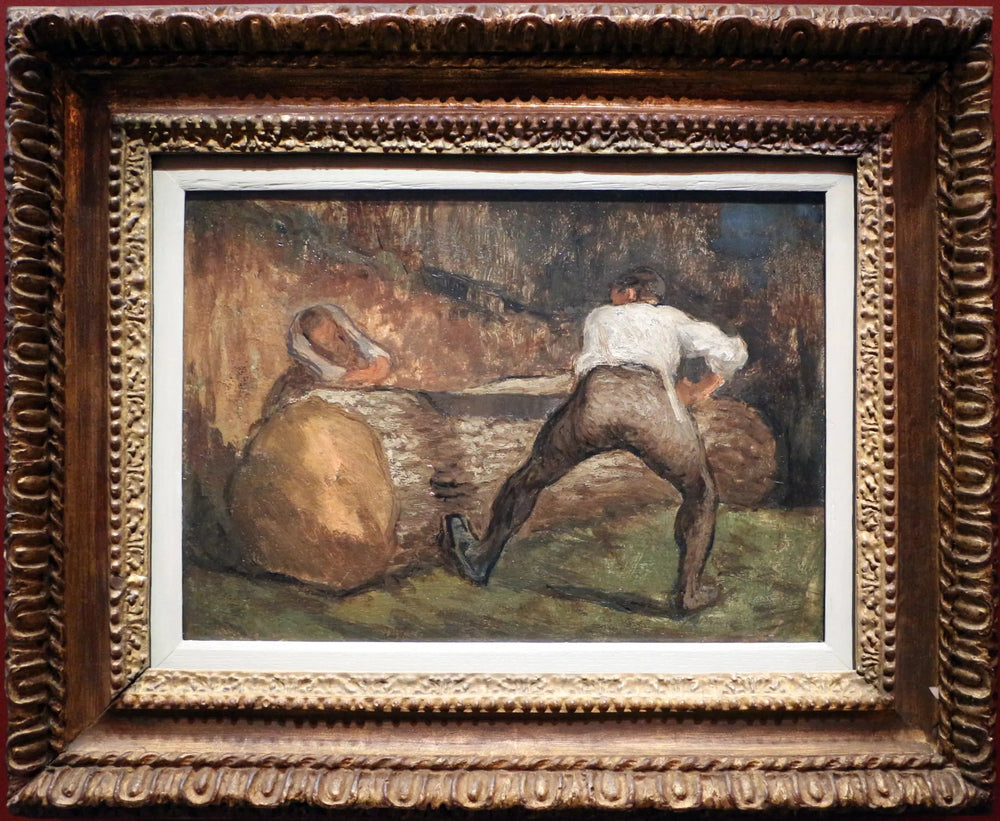 Les Bûcherons - Jean-François Millet image 1 reproduction artisanale de tableau