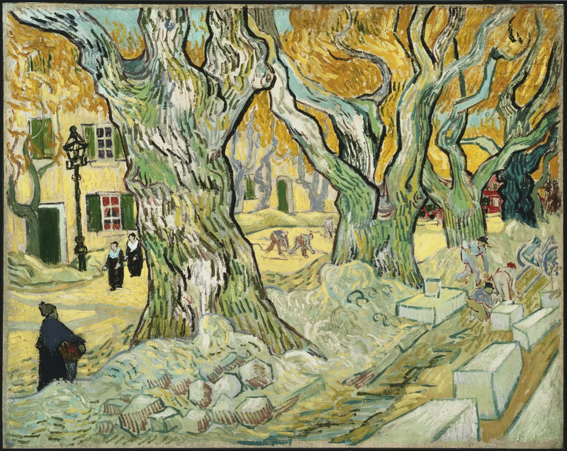 คนงานถนน - Vincent van Gogh