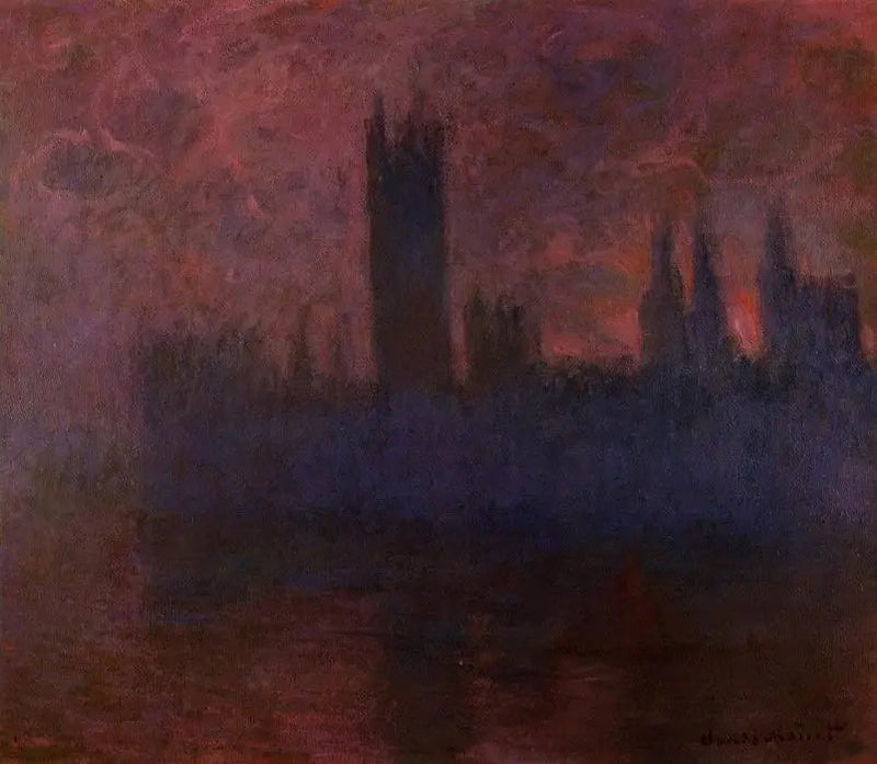 ห้องประชุมรัฐสภา, ซิมโฟนีในสีชมพู - Claude Monet