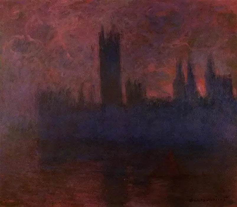 ห้องประชุมรัฐสภา, ซิมโฟนีในสีชมพู - Claude Monet