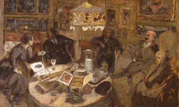 Les cigares - Édouard Vuillard image 1 tableau peint à l’huile sur toile