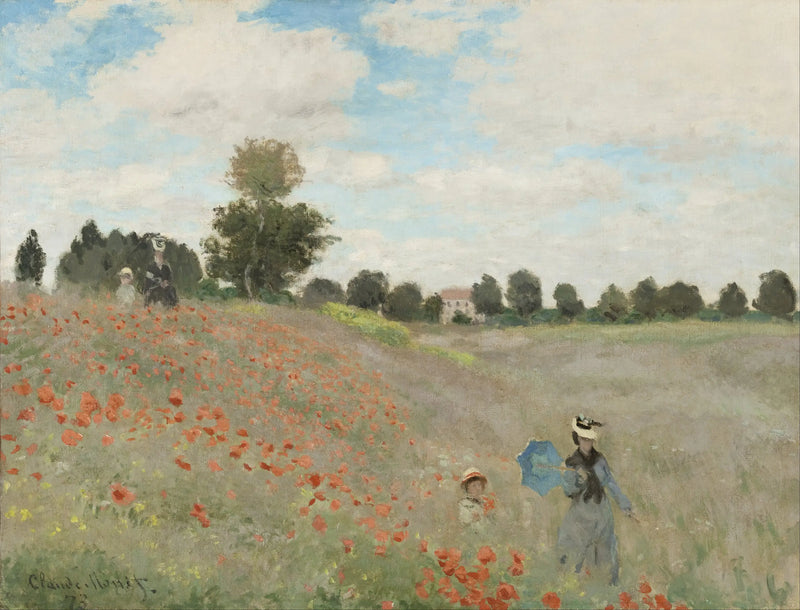 ดอกป๊อปปี้ - Claude Monet
