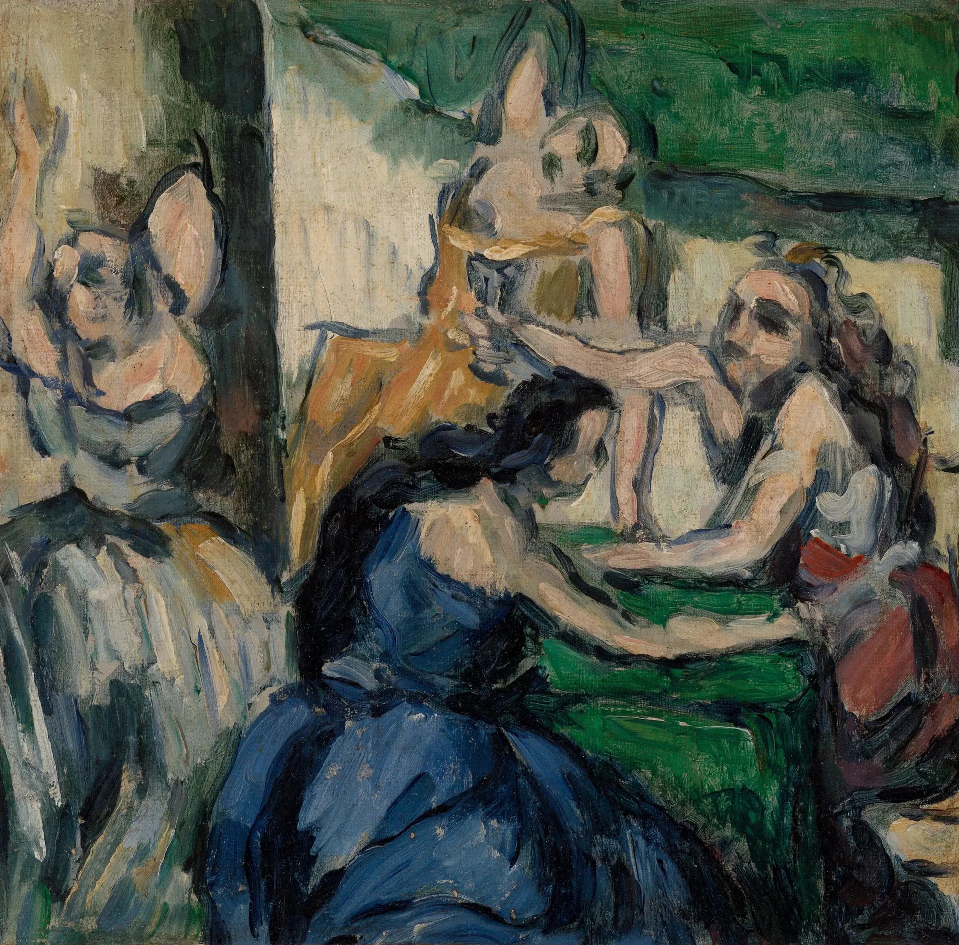 Les Courtisanes - Paul Cézanne image 1 copie peinte à la main à l’huile