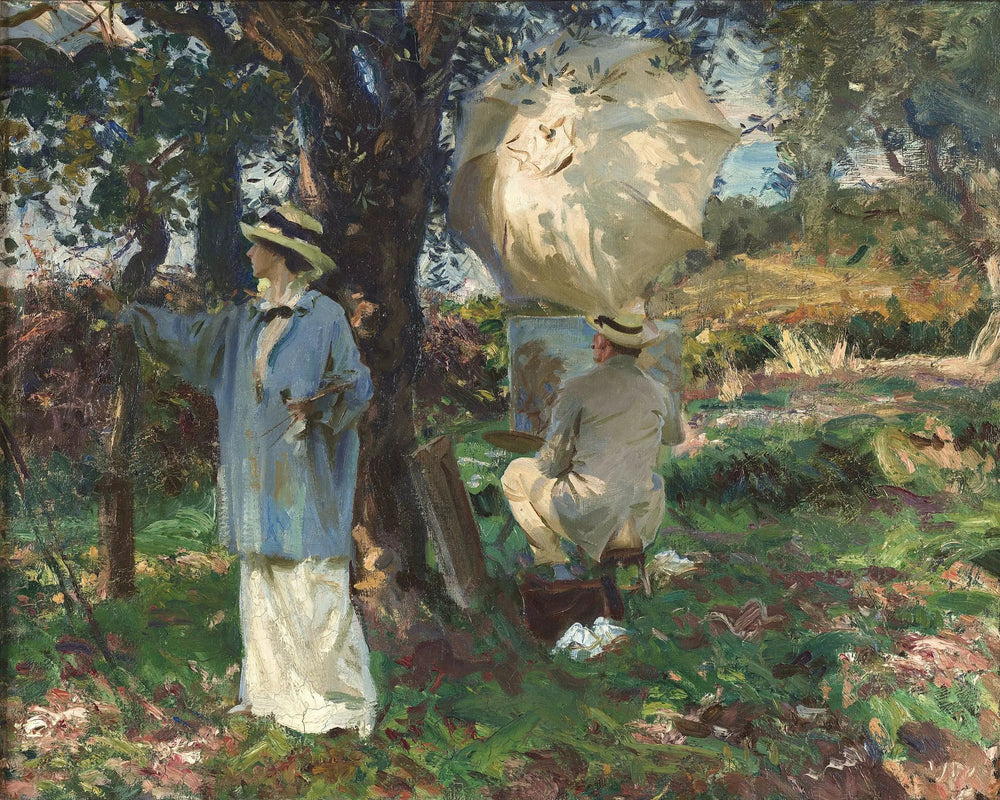 Reproduction du tableau « Les Croquis - John Singer Sargent » par Alpha Reproduction en peinture à l’huile