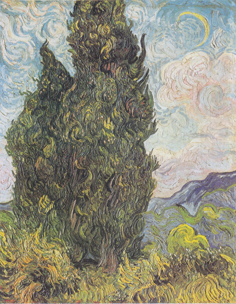 ต้นไซเปรส - Vincent van Gogh