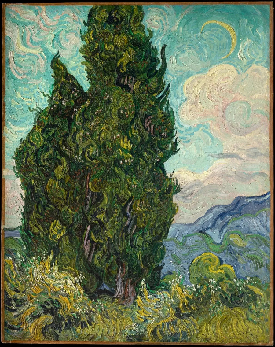 ต้นไซเปรส - Vincent van Gogh