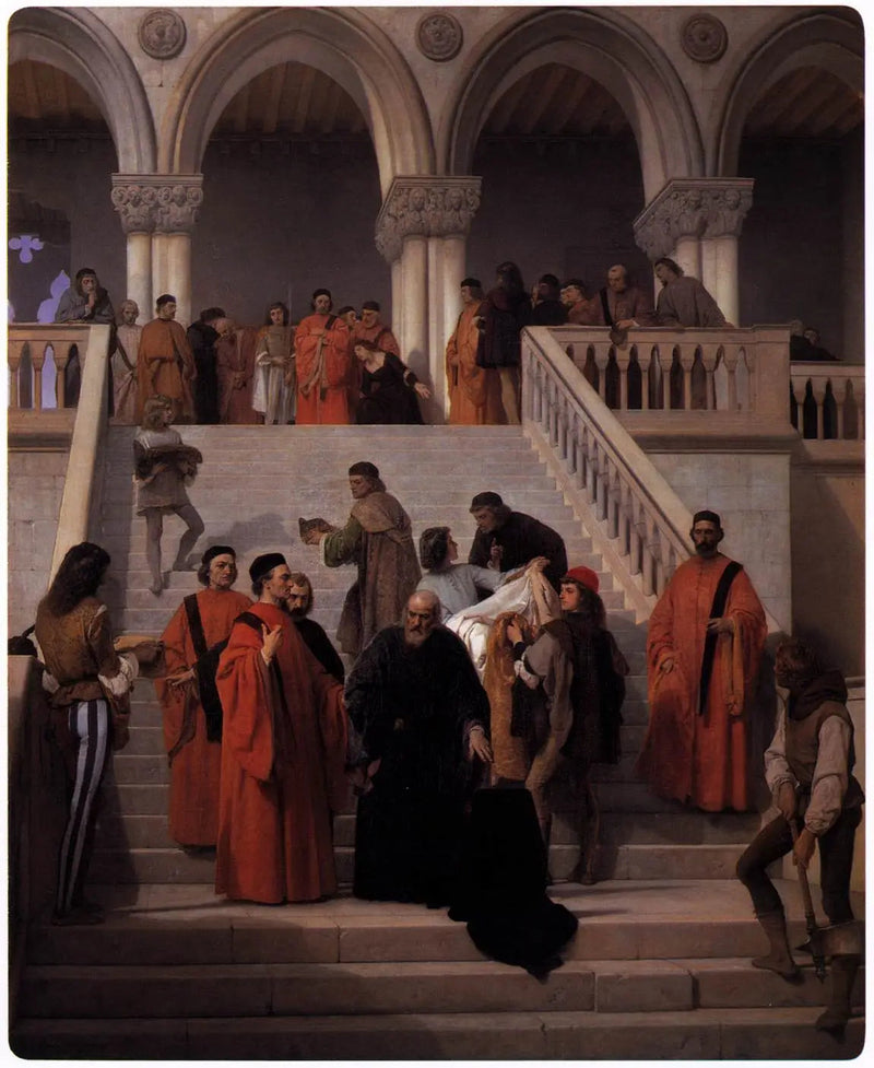 ช่วงเวลาสุดท้ายของด็อก Marin Faliero - Francesco Hayez