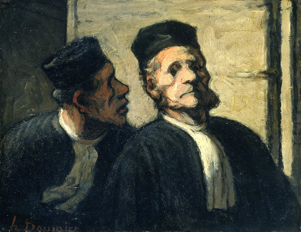 Les Deux Avocats - Honoré Daumier - Alpha Reproduction