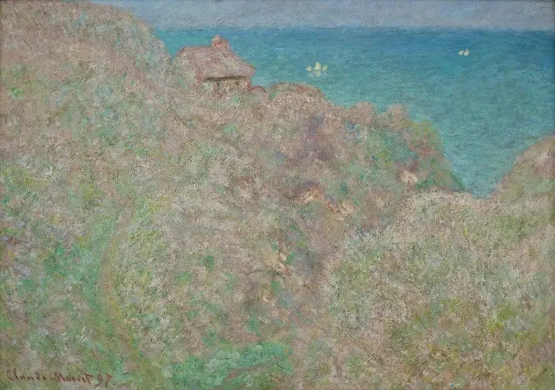 Les falaises de Varengeville - Claude Monet image 1 reproduction de peinture à l’huile