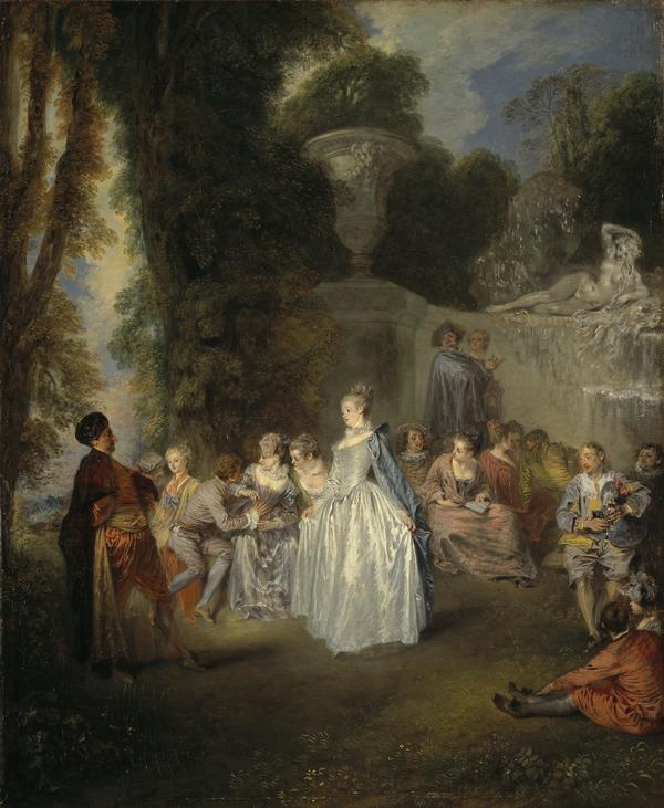 Les Fêtes vénitiennes - Antoine Watteau
งานเฉลิมฉลองเวนิส - อองตวน วัตต์โซ