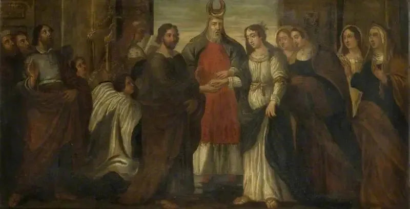 Les fiançailles de Marie et Joseph - Peter Paul Rubens image 1 copie de tableau peinte à la main