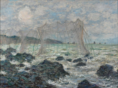 Les Filets à Pourville - Claude Monet - Alpha Reproduction