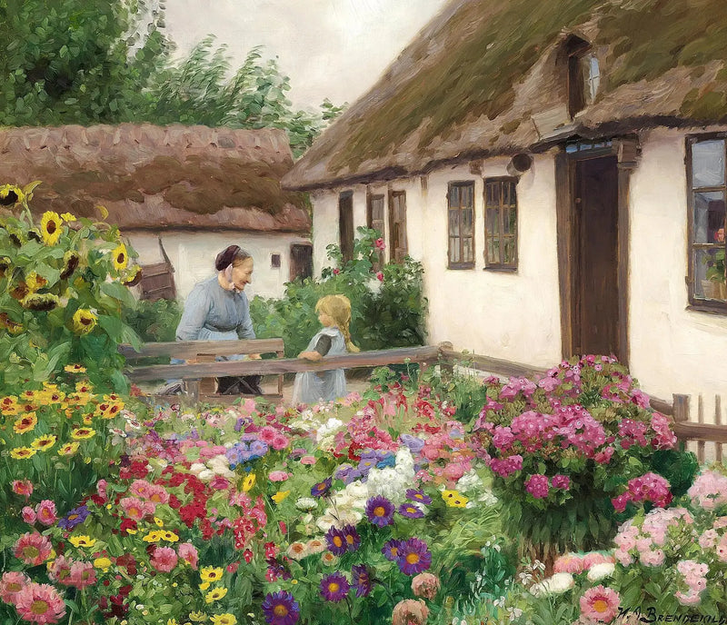 ดอกไม้ของชาวสวน - H. A. Brendekilde